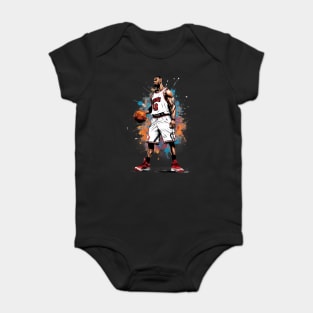 basketball card Baby Bodysuit